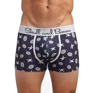 NWT Men's Skull and Bones Boxer Brief Trunk Small